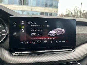 Skoda Octavia IV Kombi 2.0 TDI SCR 200KM 2022 Skoda Octavia 2.0 TDI 4x4 RS DSG 200KM Pakiet Simp, zdjęcie 16