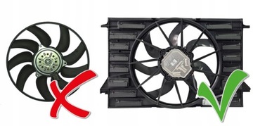 POUZDRO VENTILÁTOR AUDI A6 C8 Q7 4M A7 4K8 2.0 3.0 15R- VÝZTUHA