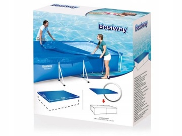 КРЫШКА для БАССЕЙНА С БАССЕЙНОМ 300x201см BESTWAY 58106