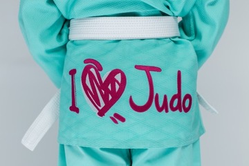 Костюм для дзюдо / Judoga by UONE - 140 см - бирюзовый