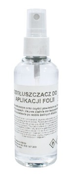 ODTŁUSZCZACZ DO APLIKACJI MONTAŻU FOLII DO SZYB NAKLEJEK 100 ml KONCENTRAT