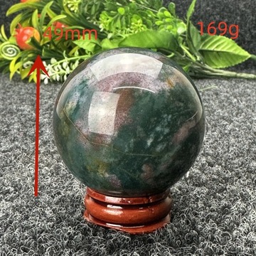 Natural Sea Jade Ore Quartz Ball Landscape Landscape Stone Ocean Jasper