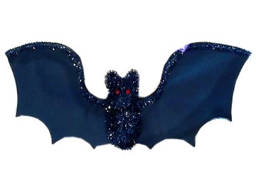 nietoperz WISZĄCY HALLOWEEN MATERIAŁOWY 80 CM