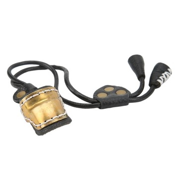 Кольцо для защиты большого пальца из латуни и кожи для стрельбы из лука