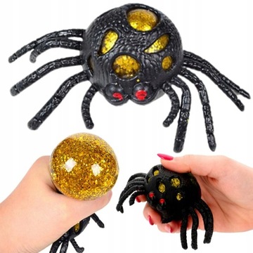GNIOTEK TARANTULA ANTYSTRESOWY SQUISHY SENSORYCZNY PAJĄK KOL