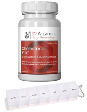 A-cardin – Pozytywny wpływ na poziom cholesterolu Acardin + GRATIS
