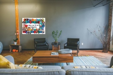 Коллаж на 18 лет, Подарок на взрослую жизнь, Большой формат А2