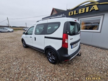 Dacia Dokker Mikrovan Facelifting 1.2 TCe 115KM 2017 Dacia Dokker Nawigacja Czujniki Parkowania Hak 5-osobowy 1.2 Benzyna, zdjęcie 5