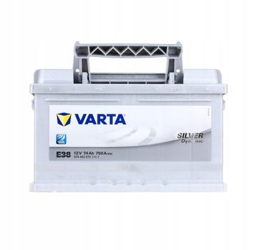 VARTA SILVER E38 74Ah 750A ŚWIEŻA DOSTAWA