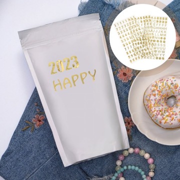 Наклейки на почтовый ящик с английским алфавитом, 6 листов.