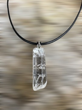 Кулон Подвеска Горный хрусталь Защита натурального камня баланс потока