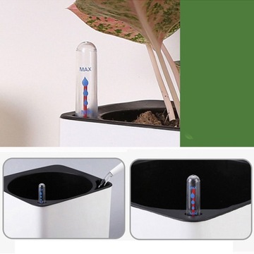 Датчик влажности в горшке в помещении. Недостаток воды