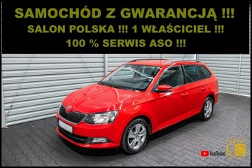 Skoda Fabia III Kombi 1.2 TSI 110KM 2016 Škoda Fabia Skoda Fabia Salon POLSKA + 100%
