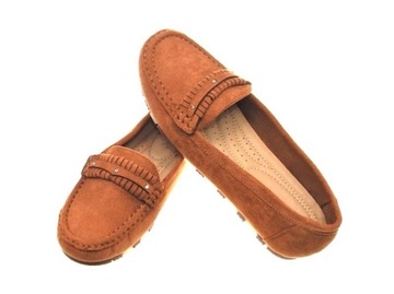 МОКАСИНЫ ЖЕНСКИЕ ЗАМШЕВЫЕ 4638 Camel размер 37