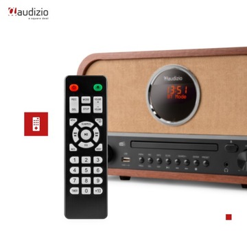 Домашний радиоприемник RETRO DAB+/FM с проигрывателем компакт-дисков BT