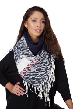 521__БОЛЬШОЙ ТЕПЛЫЙ ШАРФ, ЖЕНСКИЙ ШАРФ, ПОНЧО С ПОКРЫТИЕМ