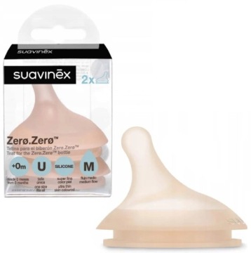 SUAVINEX SMOCZEK DO BUTELKI ZERO M ŚREDNI PRZEPŁYW