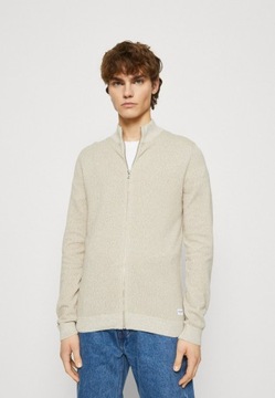 Sweter kardigan na zamek półgolf Jack&Jones L