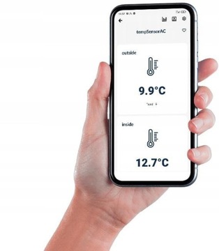 Модуль ввода-вывода WiFi BLEBOX tempSensorAC v2, 1 вход. 1-проводной