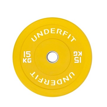 OBCIĄŻENIE OLIMPIJSKIE BUMPER COLOR UNDERFIT 15 KG