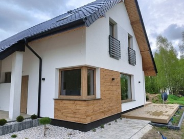 Фасадная доска имитация гибкий золотой дуб