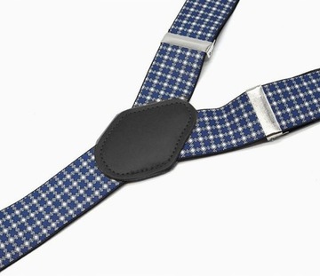 Мужские прочные, широкие подтяжки для брюк, двойные.