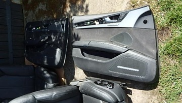 AUDI A8 4H D4 SEDADLA KŮŽE ČALOUNĚNÍ BOKY DISPLEJ TV