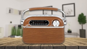 КУХОННОЕ РАДИО НА БАТАРЕЕ ПОРТАТИВНОЕ BLUETOOTH USB FM СТИЛЬНОЕ РЕТРО ВИНТАЖ