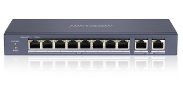 SWITCH PoE 8+2 HIKVISION DS-3E0310P-E/M DO KAMER