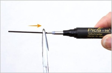 СТРОИТЕЛЬНЫЙ МАРКЕР PICA ТОЧНЫЙ МАРКЕР СИНИЙ