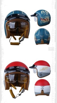 Ретро-сертифицированный DOT мотоциклетный шлем Four Seasons Vintage Casco Moto