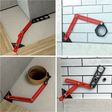 РАЗМЕРЫ ОТВЕРСТИЙ ДЛЯ ПЛИТКИ DISTARШАБЛОН