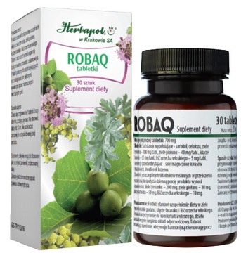 ROBAQ 30 таблеток HERBAPOL КРАКОВ