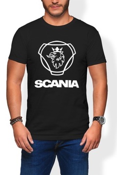 MĘSKI T-SHIRT KOSZULKA DLA KIEROWCY TIRA SCANIA L MĘSKA TSHIRT Z NADRUKIEM