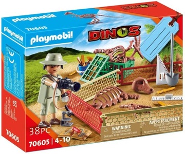 Playmobil Dinos 70605 zestaw figurek Paleontolog Dinozaur Wykopaliska