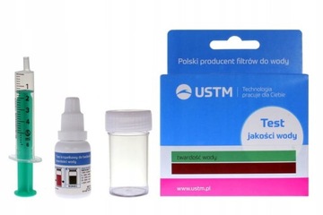 TEST Tester JAKOŚCI TWARDOŚCI WODY KROPELKOWY USTM