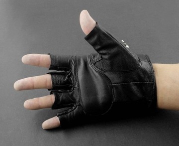 Rękawiczki pięciopalczaste skóra naturalna rozmiar uniwersalny - uniseks