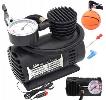 АВТОМОБИЛЬНЫЙ КОМПРЕССОРНЫЙ НАСОС 300 PSI 12 В