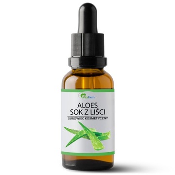 Aloes sok z liści 50 ml, żel aloesowy