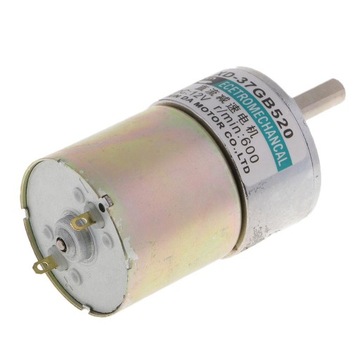 Двигатель постоянного тока 12 В, 600 об/мин. Высота вала 6 мм