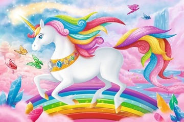 Головоломка 100. Мир единорогов. Клементони. 16364.