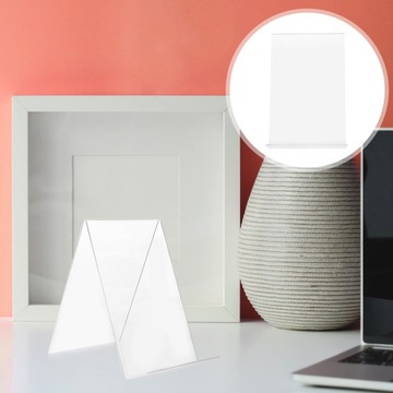 STOJAK NA BIURKO AKRYLOWY STOJAK NA KSIĄŻKI PÓŁKA