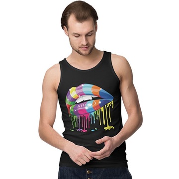 TANK TOP ŚMIESZNE LABIOS-COLORES