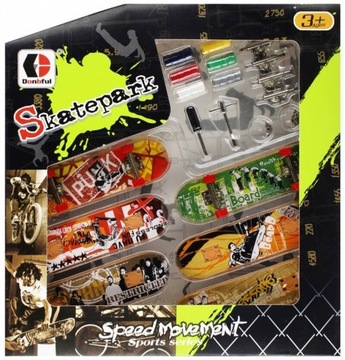 DESKOROLKA DESKOROLKI DO SKRECANIA NA PALCE 6SZT SKATE FINGEBOARD