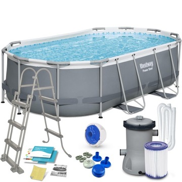 BASEN ogrodowy STELAŻOWY 427x250x100 Bestway 11w1