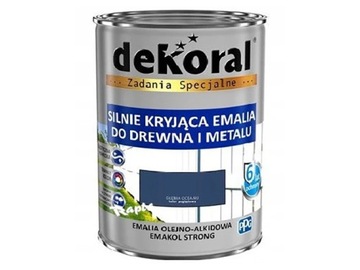 Emalia olejno-alkidowa Dekoral 0,9L głębia oceanu DATA WAŻNOŚCI