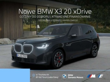 BMW X3 G45 2025 BMW X3 20 xDrive 208 KM mHEV - Gotowy do Odbioru - Pakiet M Pro - Kamera 3