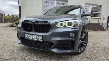 BMW X1 F48 Crossover xDrive25i 231KM 2017 BMW X1 2,0 benzyna 231 KM X-drive automat M-pakiet 2.0 Benzyna 231KM