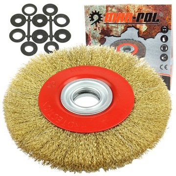 SZCZOTKA DRUCIANA TARCZA SZLIFIERKI STOŁOWEJ 200mm