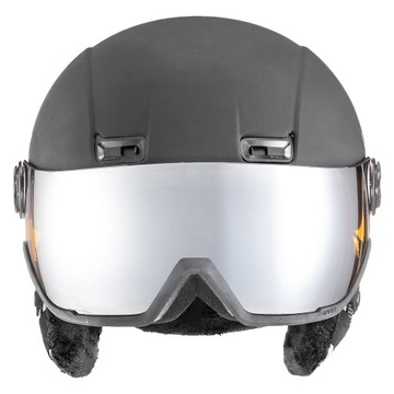 Лыжный шлем Uvex hlmt 400 с козырьком 53-58 см